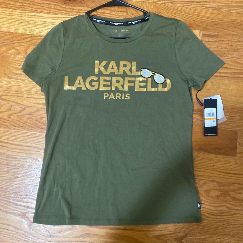 Olive green T-shirt